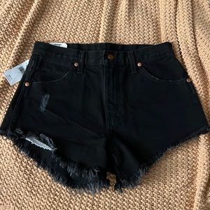 Black Wrangler Shorts